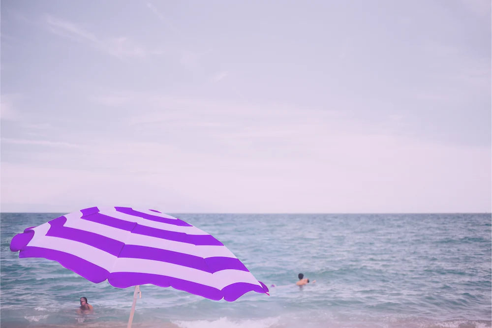 Parasol plage été mer