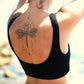 Haut de maillot noir Brassière Ado Power